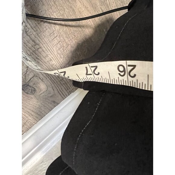 Lulus one shoulder Black Long Dress with front slit - Picture 9 of 9